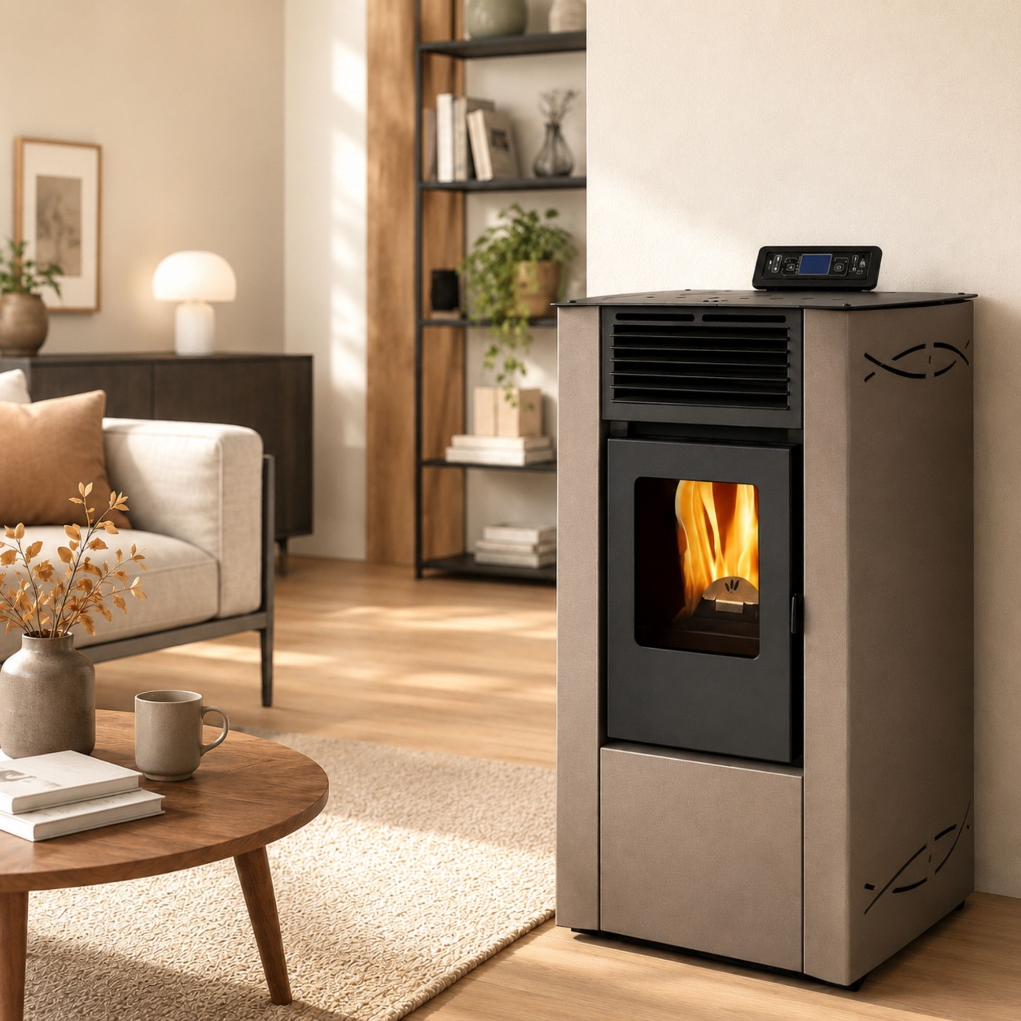 Poêle à granules - ORIGINE PHEBO Dafne Eco 7.4 kW