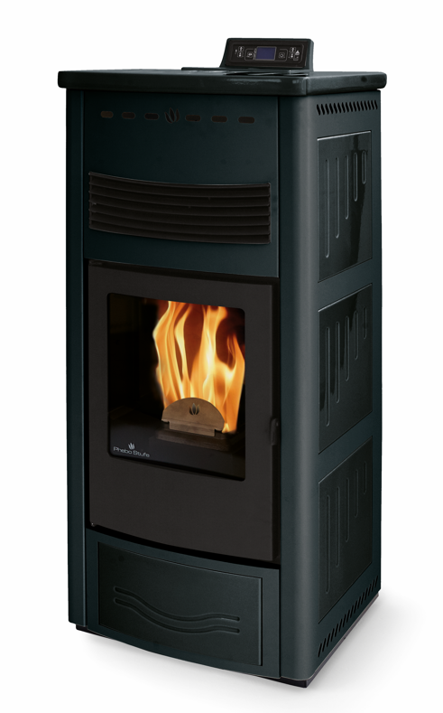 Poêle à granules en céramique - ORIGINE PHEBO Maia Maxi 12.7 kW