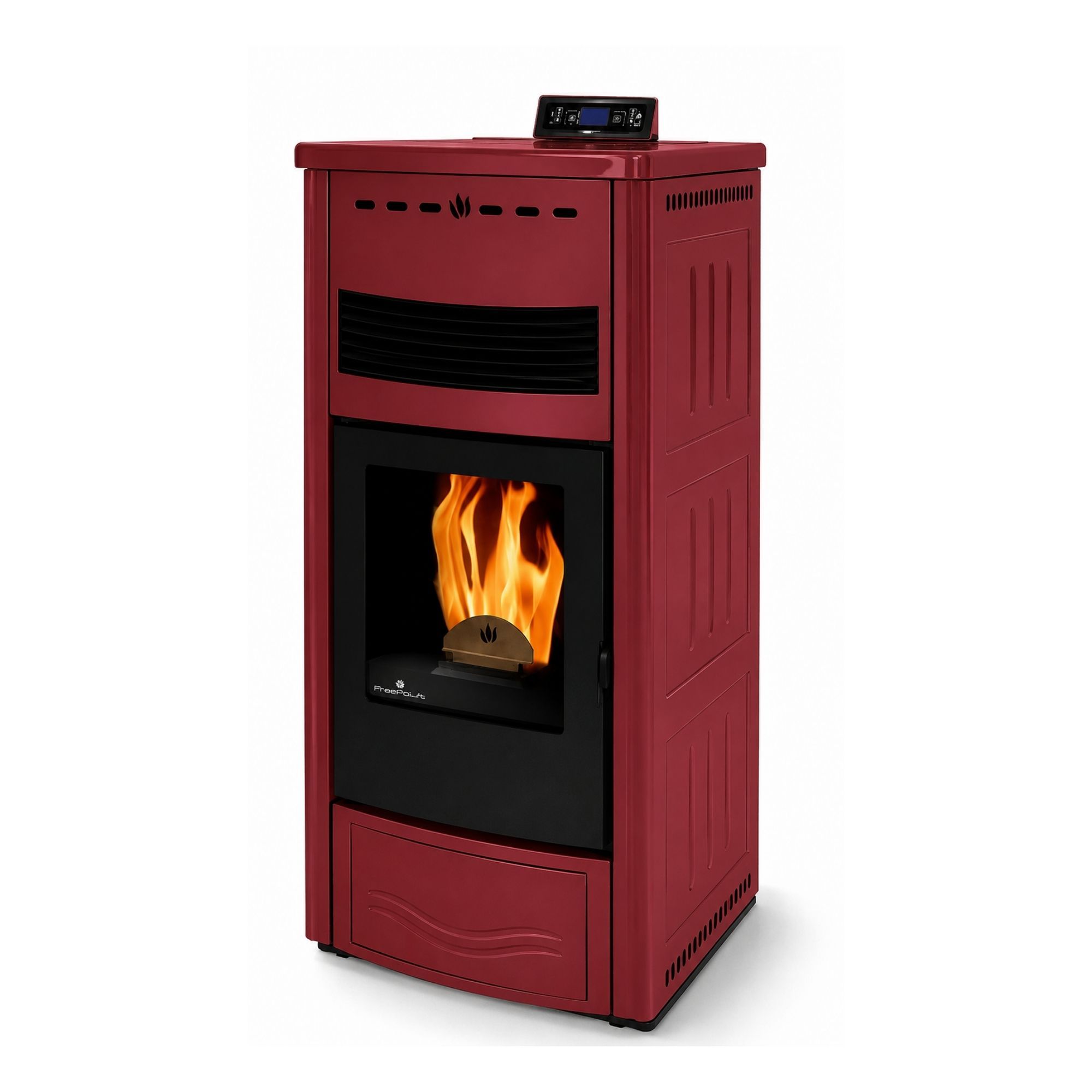 Poêle à granules en céramique - ORIGINE PHEBO Maia Maxi 12.7 kW