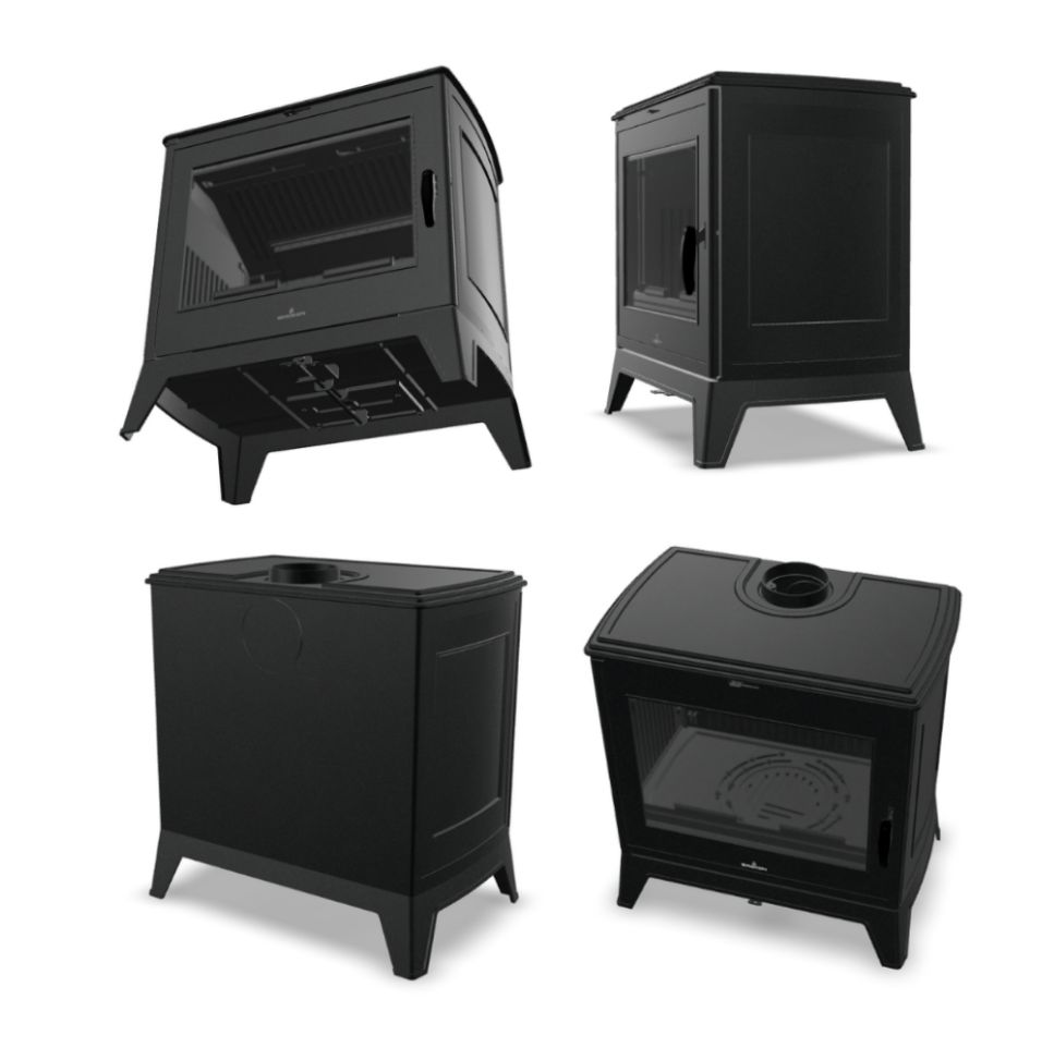 Poêle à bois en fonte - BRONPI Preston 14 kW