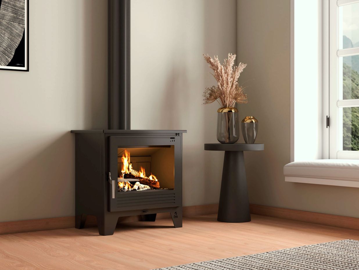 Poêle à bois fonte acier - FIREMATIC Tulsa 9.5 kW