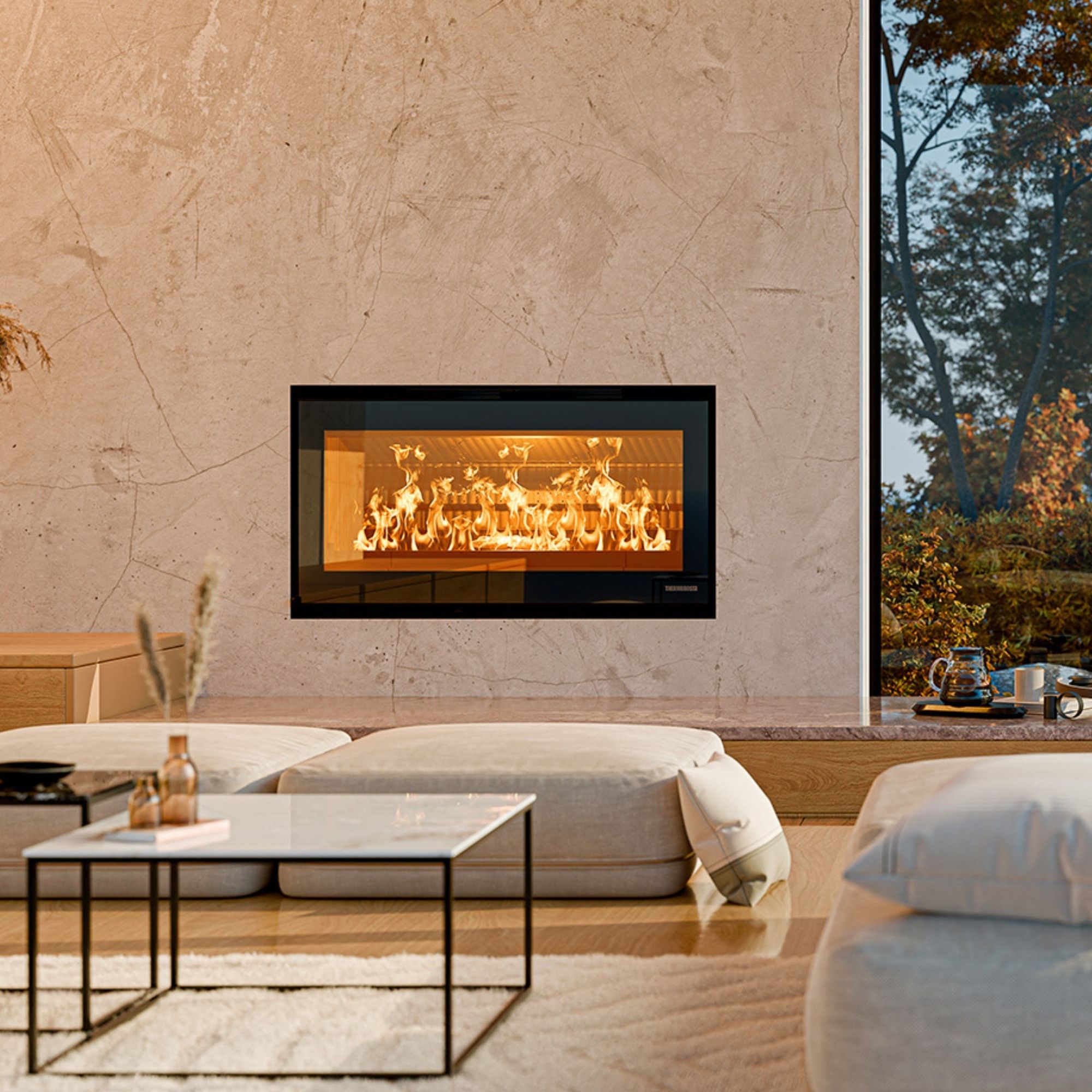 Insert à bois premium - THERMOROSSI Skyline 1000 7.9 kW