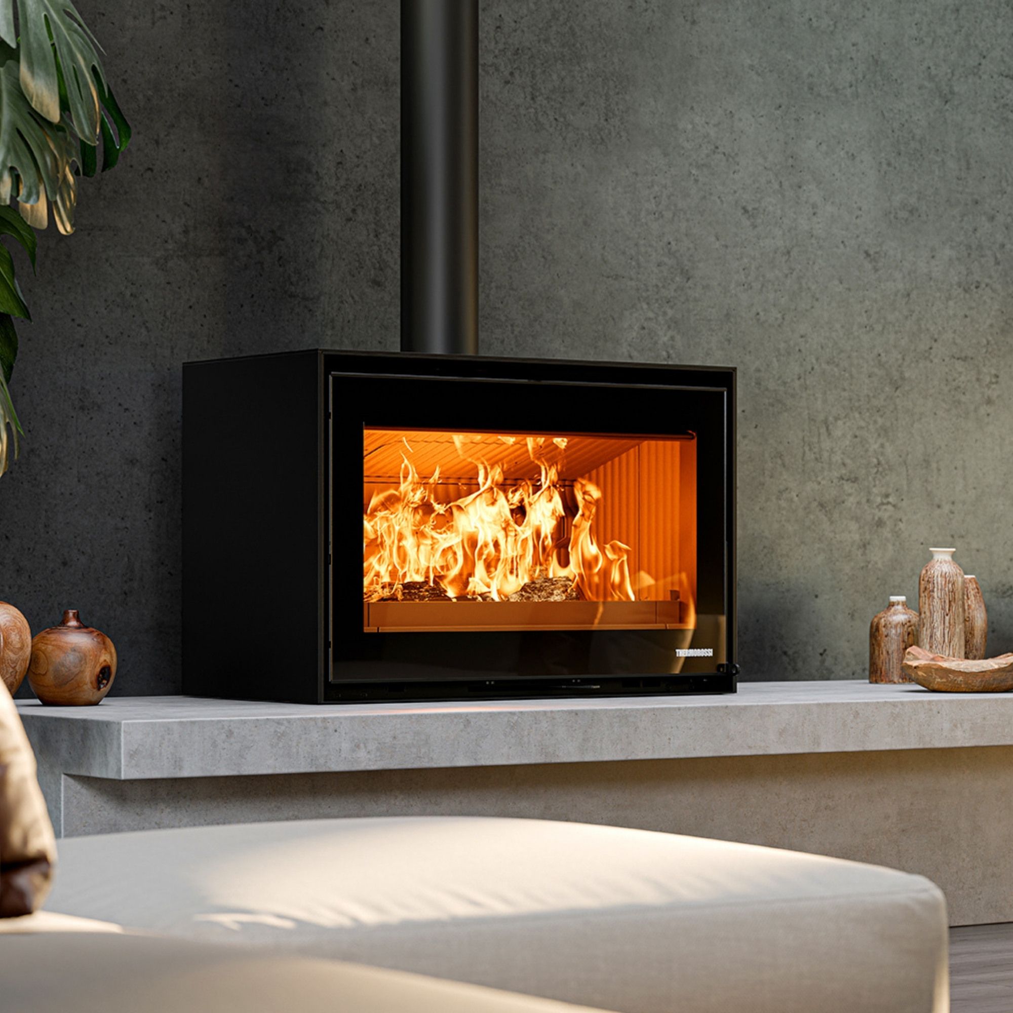 Insert à bois premium - THERMOROSSI Skyline 800 5.7 kW